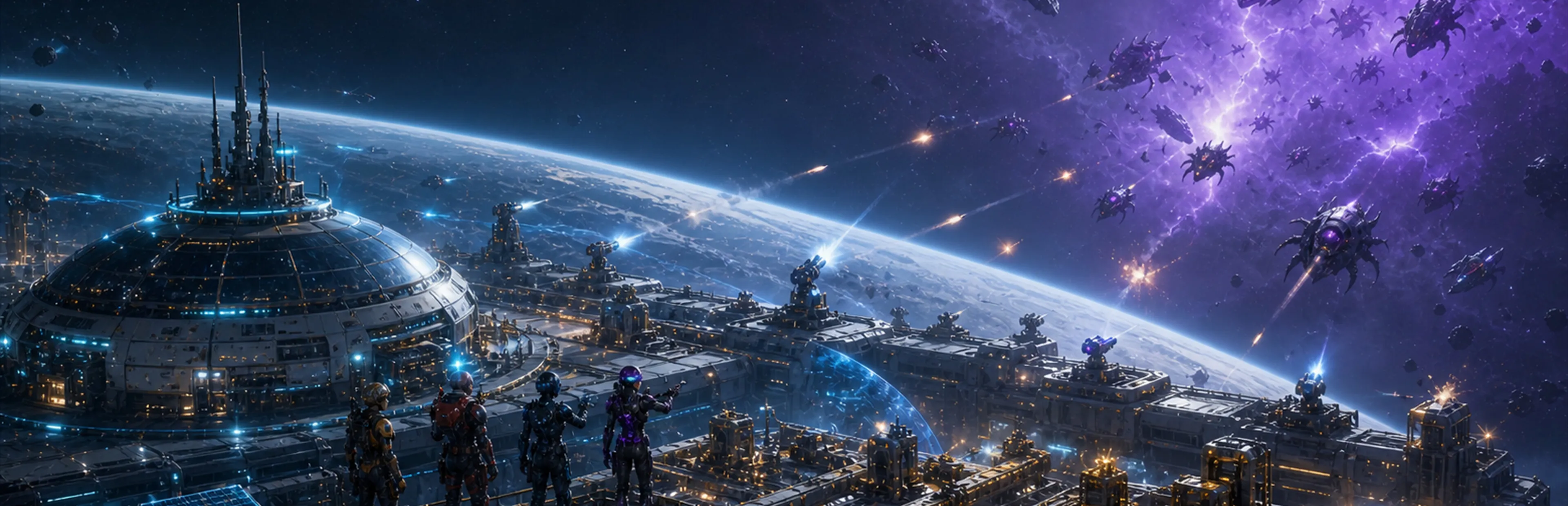 The science-fiction frontier of Stelvyr: Colony Defense